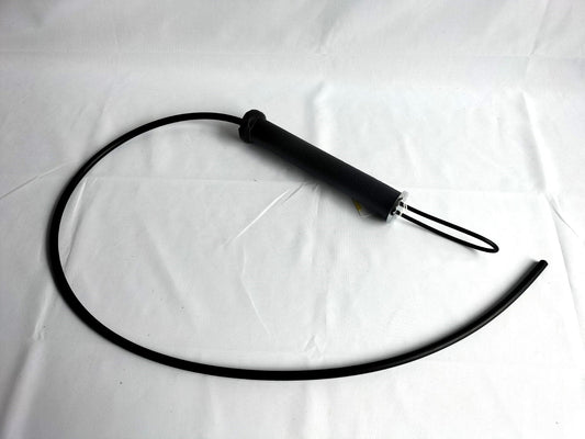 Black venom 8 mm single tail (3 lengtes) - SM - speeltjes