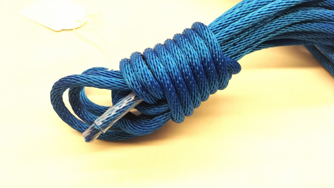 Blauw Bondage Touw 6mm Spiraalvlecht - PPMF Synthetisch Touw - Bondage Touw - SM - speeltjes