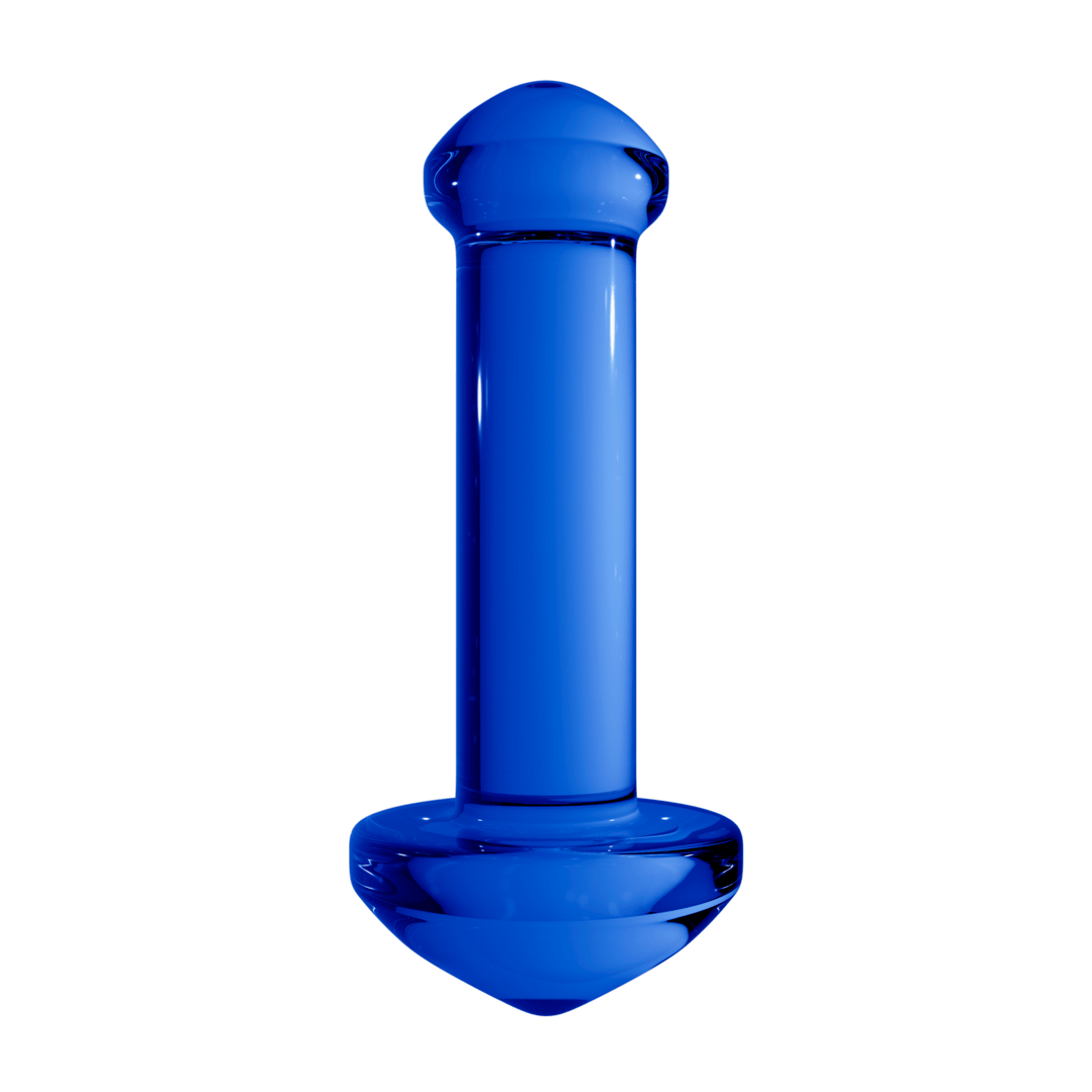 Blauw glas dildo - SM - speeltjes