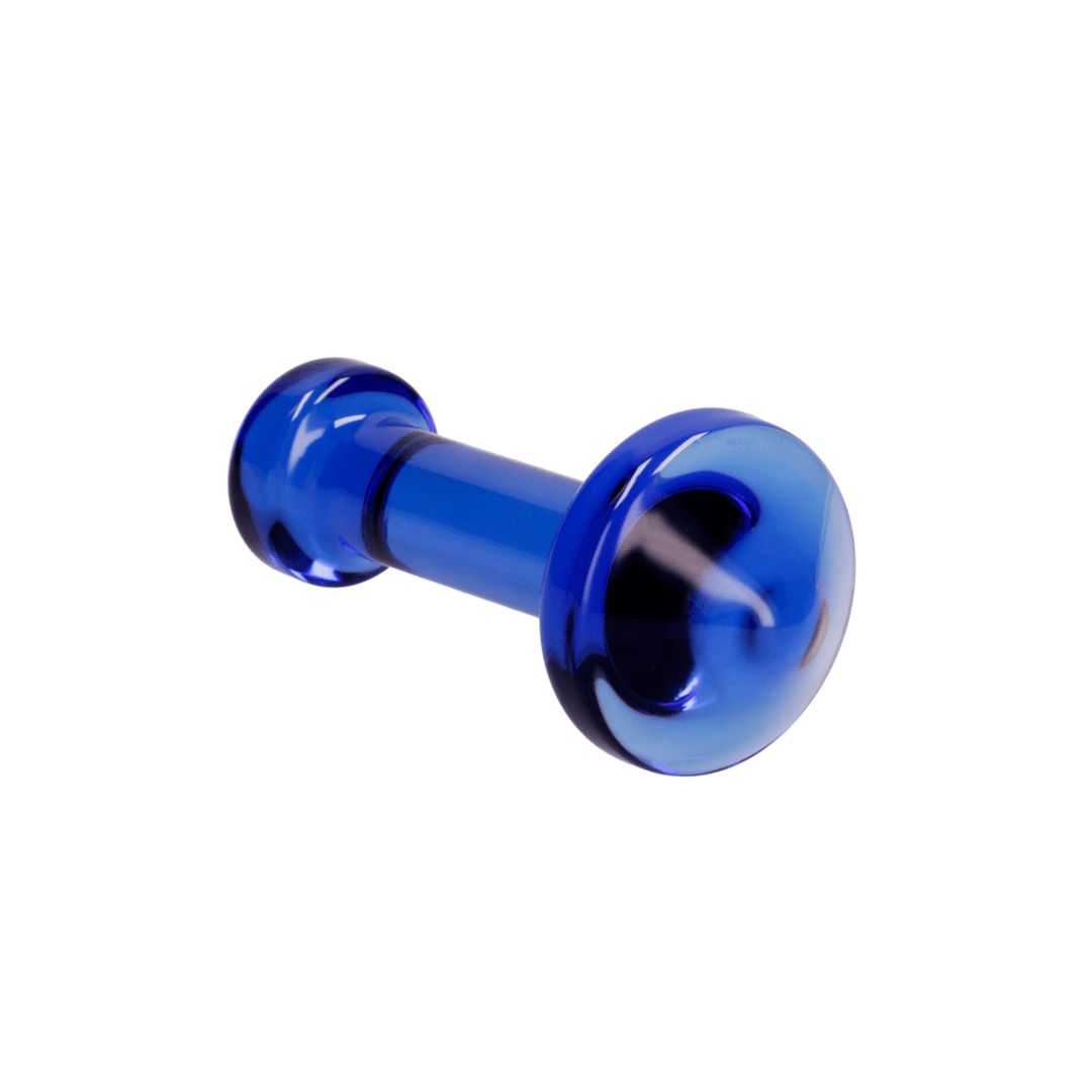 Blauw glas dildo - SM - speeltjes