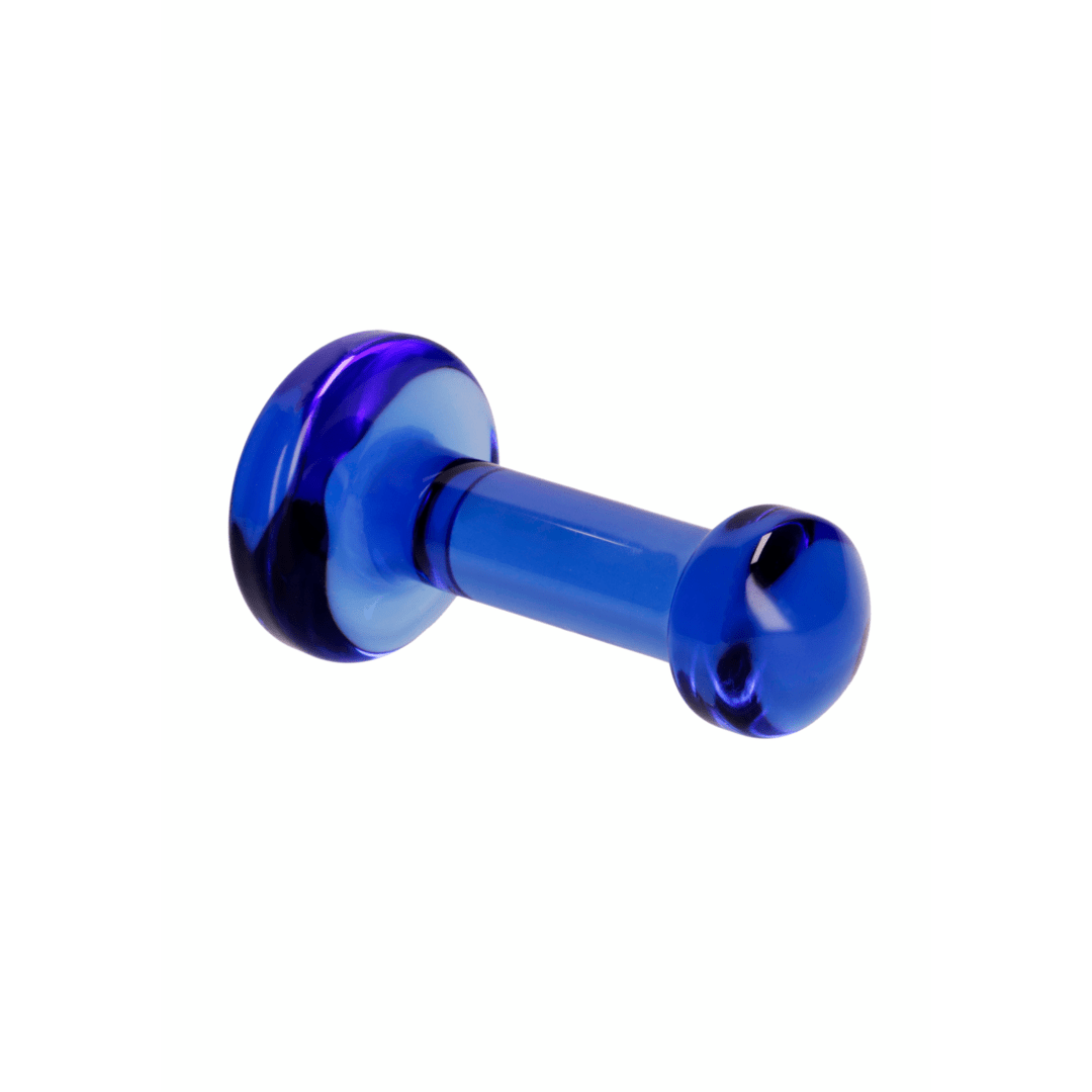 Blauw glas dildo - SM - speeltjes
