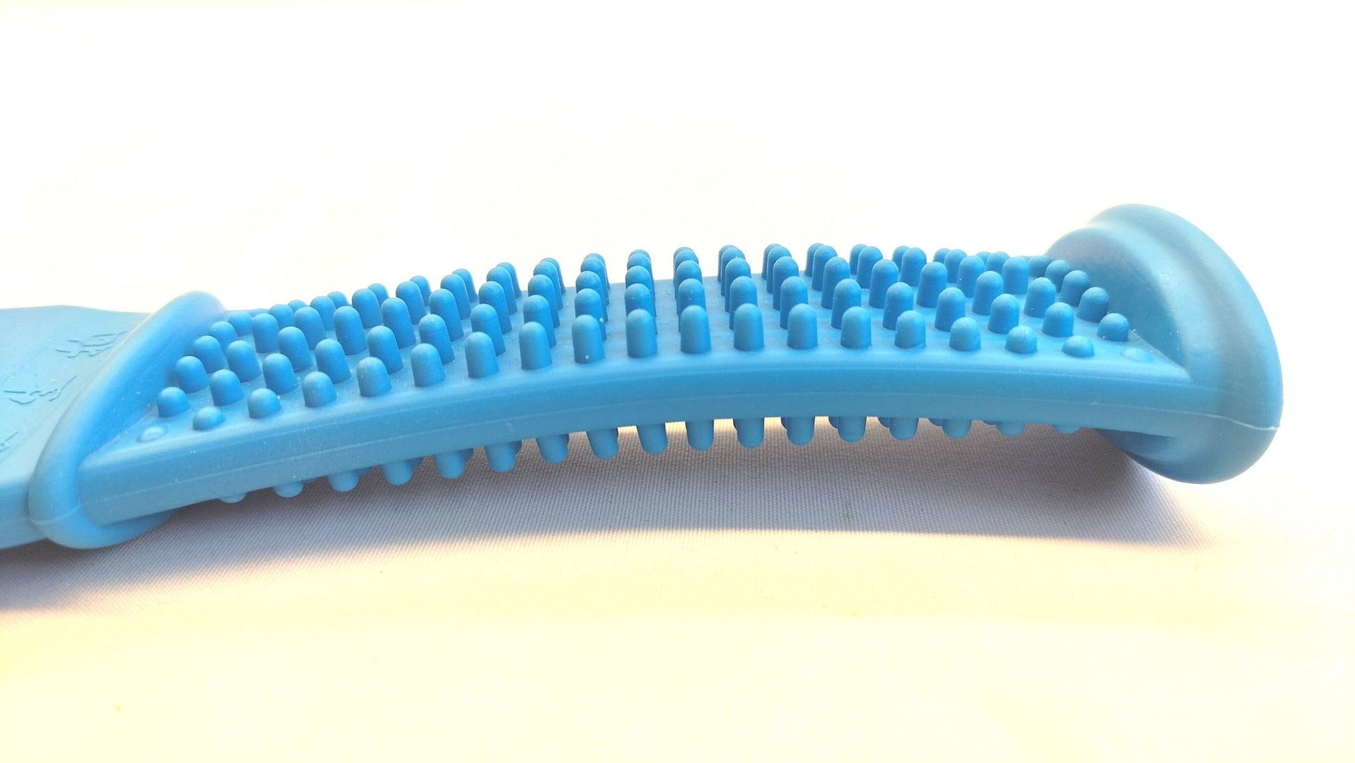 Blauwe Silicone Paddle - 2 Kanten met Noppen en Hartjes - 31cm - Paddles & Slappers - SM - speeltjes