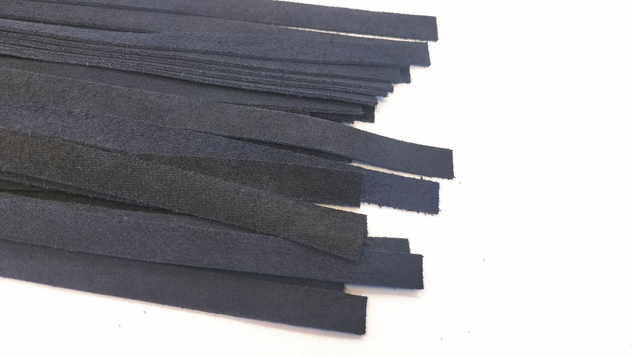 Blauwe Suede Flogger met Gemarmerd Handvat – 36 Strengen Impact Play - Impact Play - SM - speeltjes