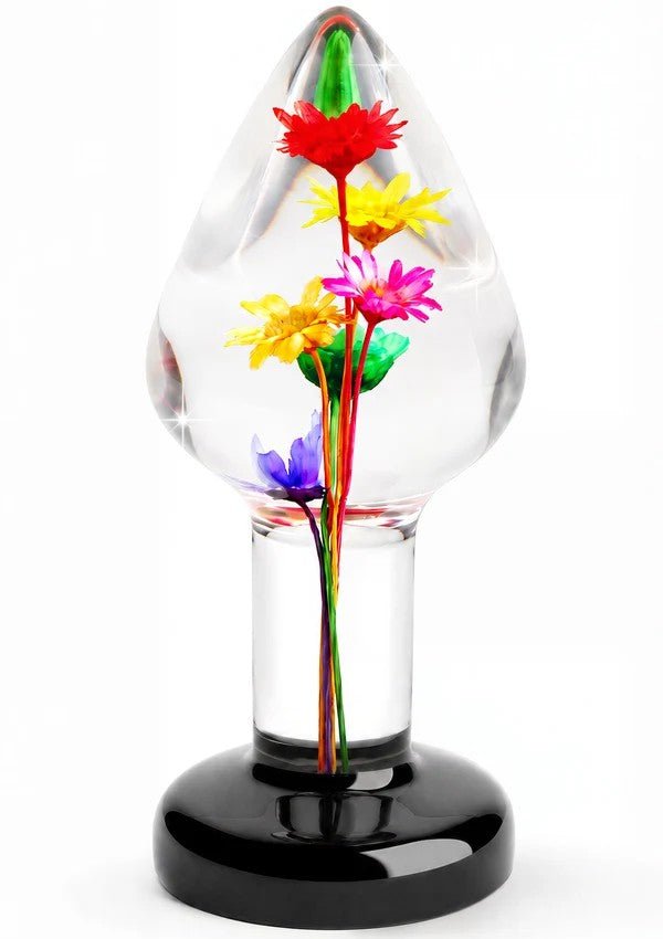 Bloomé Everlasting Bloom Buttplug Medium – Echte Bloemen 9 cm - Buttplug van epoxyhars - SM-speeltjes