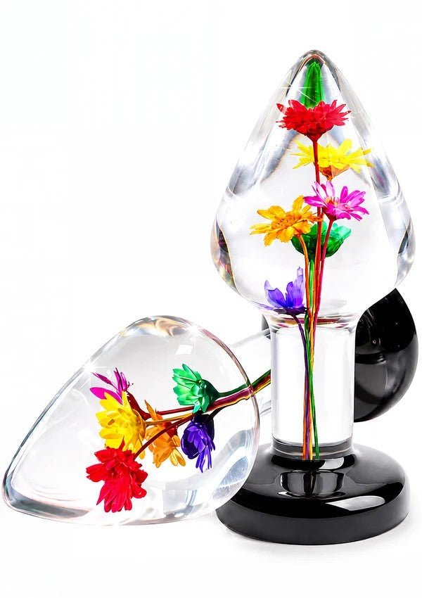 Bloomé Everlasting Bloom Buttplug Medium – Echte Bloemen 9 cm - Buttplug van epoxyhars - SM-speeltjes