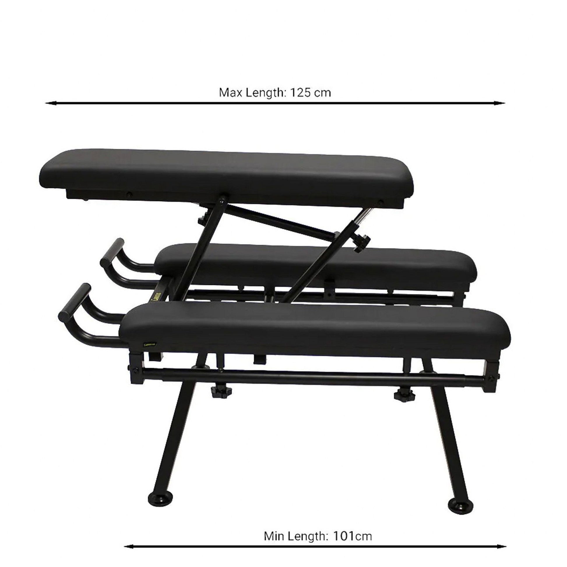 BRUTUS Fuck Bench Zwart – Verstelbaar Stalen BDSM Meubel - BDSM Meubel - SM - speeltjes