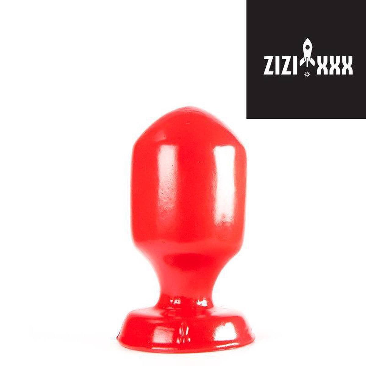 Buttplug ZiZi Slosh Rood – TPR Anaalplug 11 cm | Ø 5,5 cm - Buttplug - SM-speeltjes