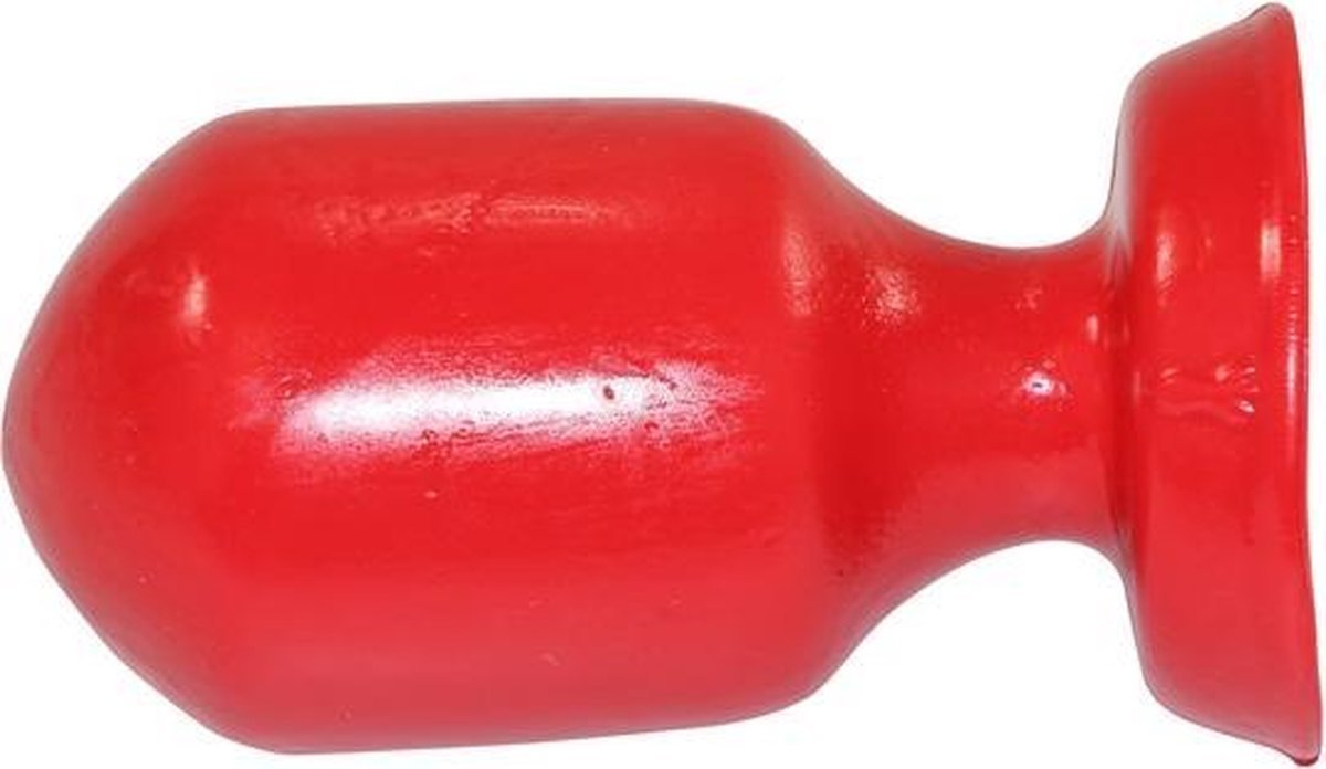 Buttplug ZiZi Slosh Rood – TPR Anaalplug 11 cm | Ø 5,5 cm - Buttplug - SM-speeltjes