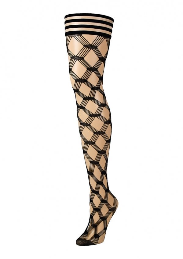 Cassandra - Stockings zwart - SM - speeltjes