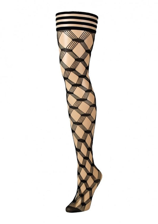 Cassandra - Stockings zwart - SM - speeltjes