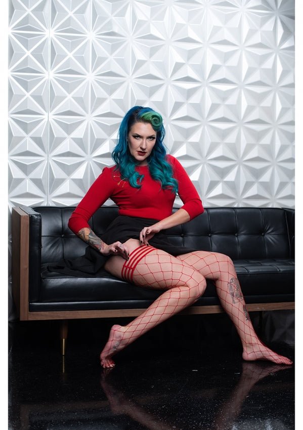 Claudia thigh high rood - SM - speeltjes