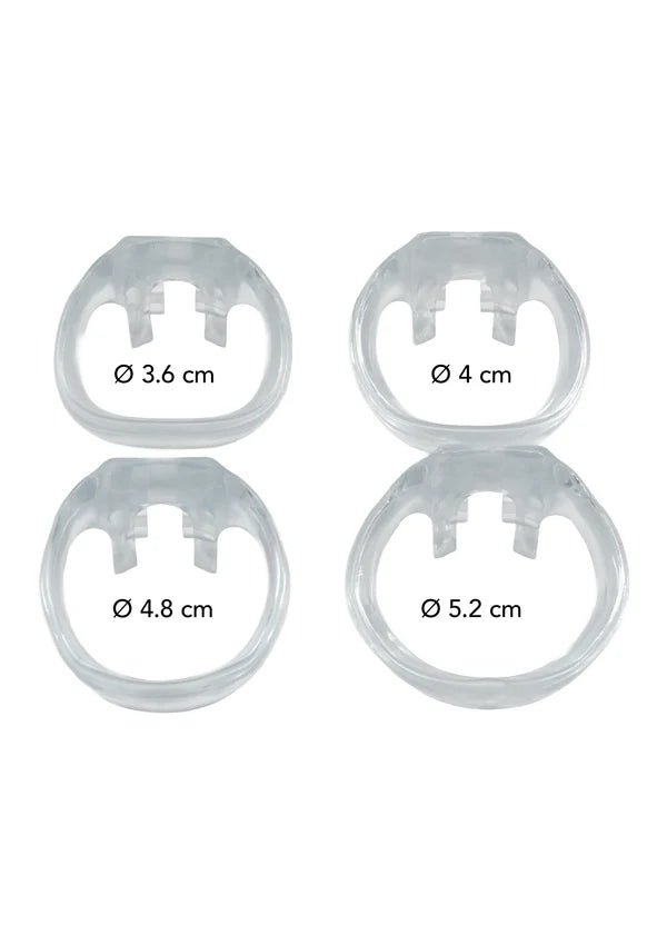 Clear Control Cock Cage Regular – Transparante Acryl Kuisheidskooi - Acryl kuisheidskooi - SM-speeltjes