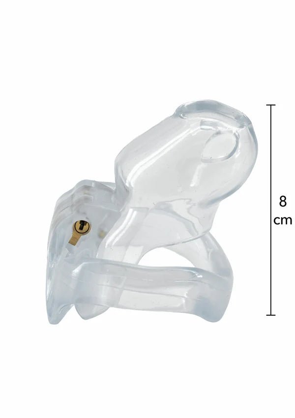 Clear Control Cock Cage Regular – Transparante Acryl Kuisheidskooi - Acryl kuisheidskooi - SM-speeltjes