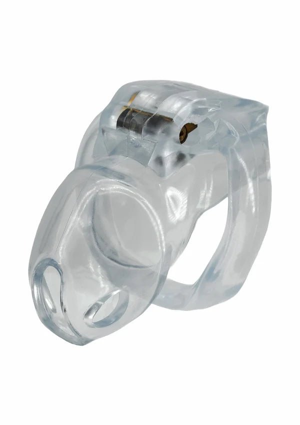 Clear Control Cock Cage Short – Transparante Acryl Kuisheidskooi - Acryl kuisheidskooi - SM-speeltjes