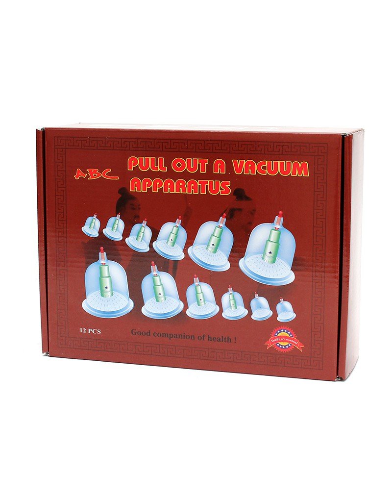 Cupping set met 12 cups - SM - speeltjes