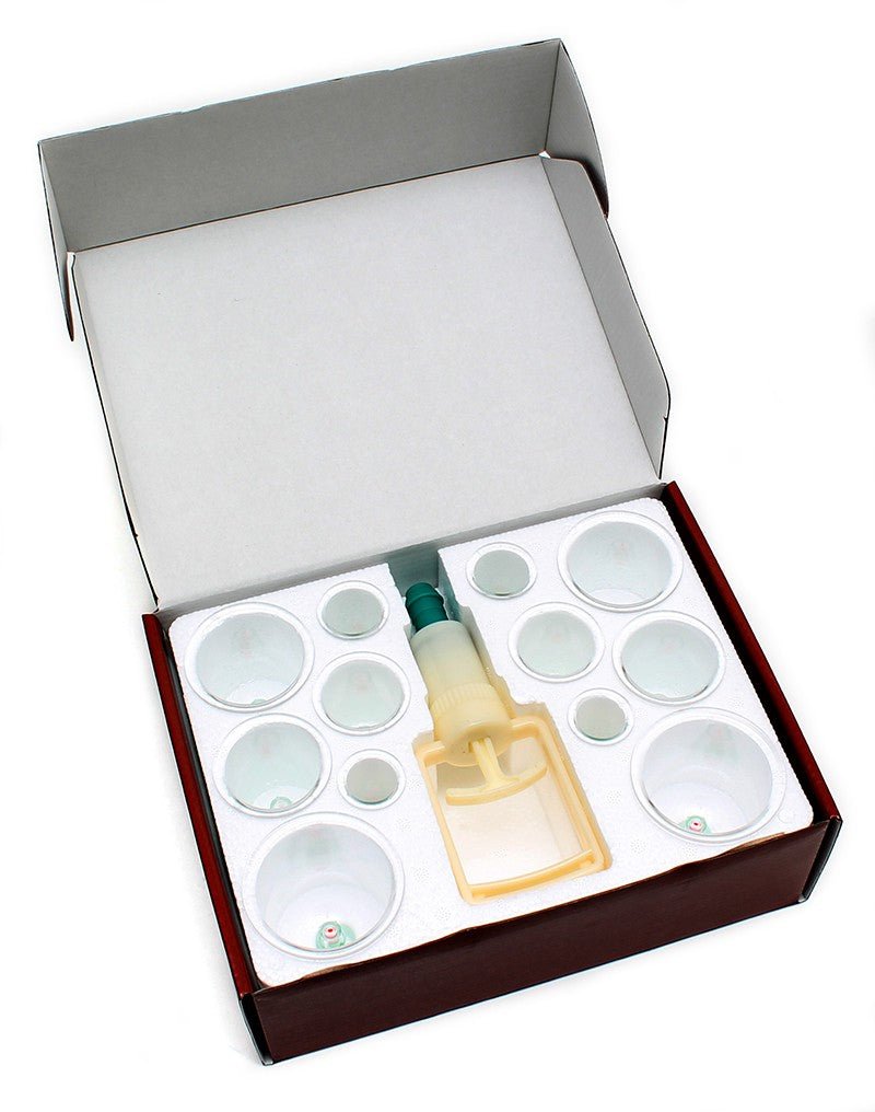 Cupping set met 12 cups - SM - speeltjes