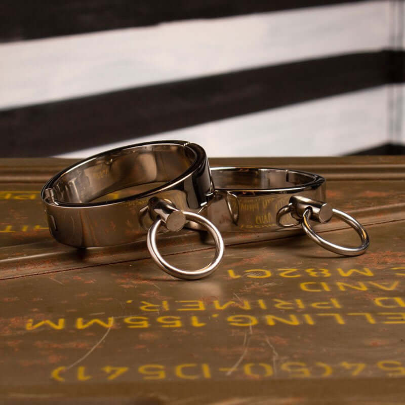 De luxe metalen hand boeien - SM - speeltjes