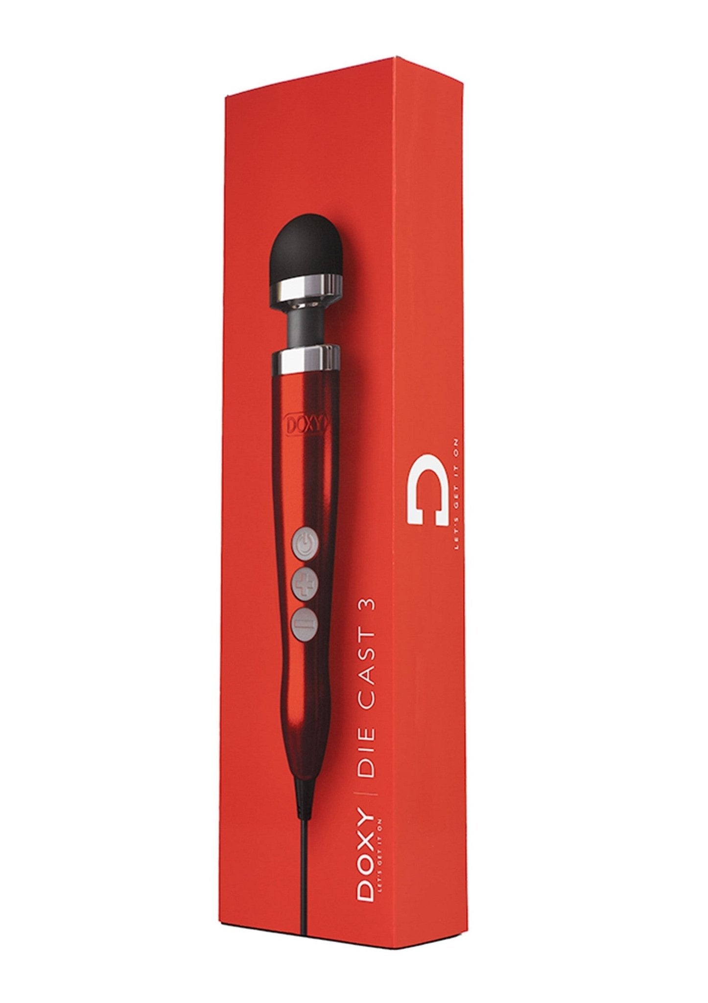Doxy Die Cast 3 Compacte Wand Massager – Aluminium - Wand massager - SM - speeltjes
