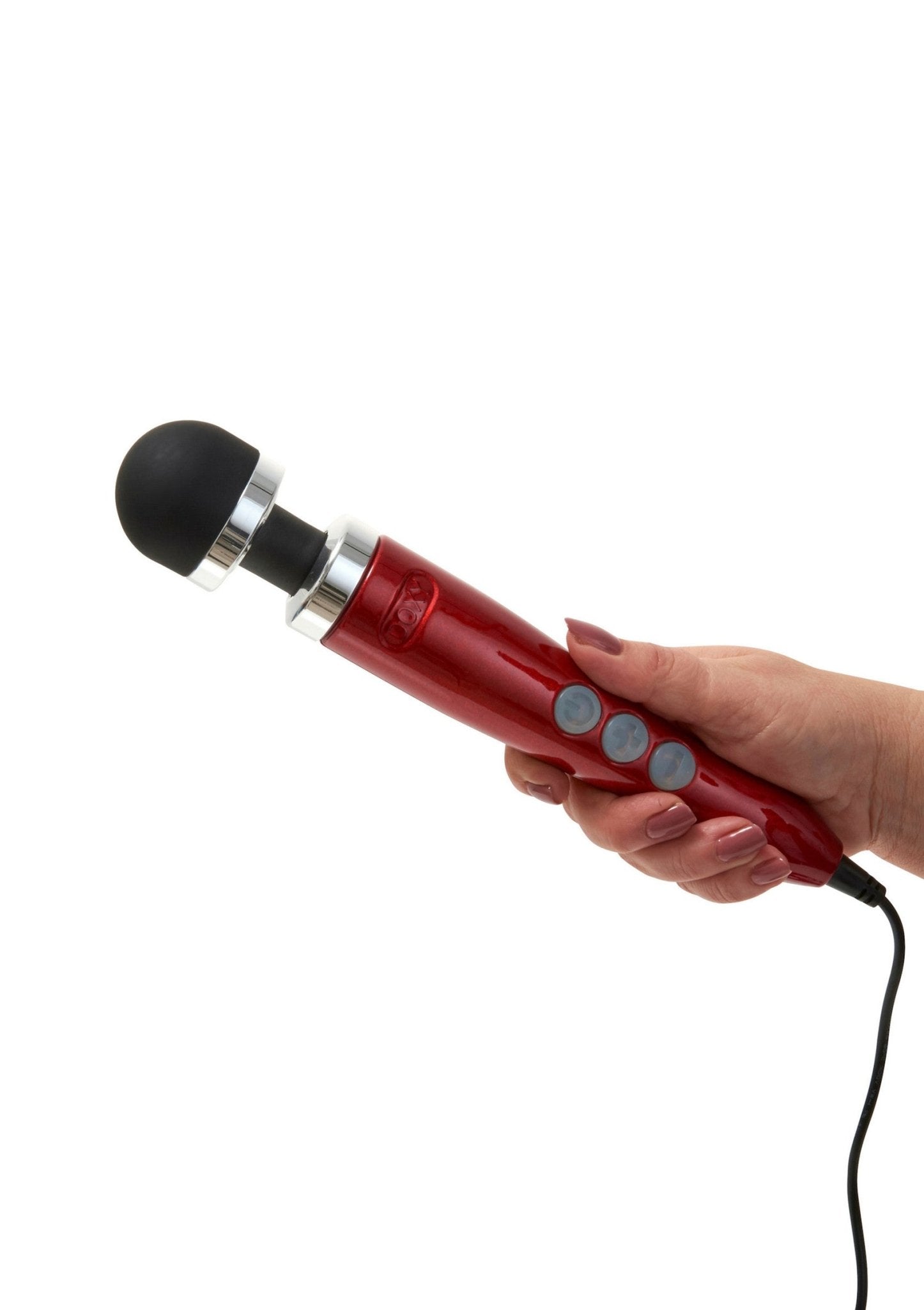 Doxy Die Cast 3 Compacte Wand Massager – Aluminium - Wand massager - SM - speeltjes