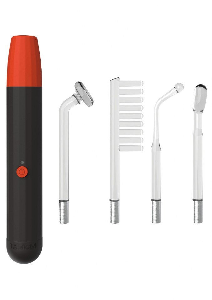 Draadloze violet wand met 4 glasbuisjes (3 intensiteitsstanden) - SM - speeltjes