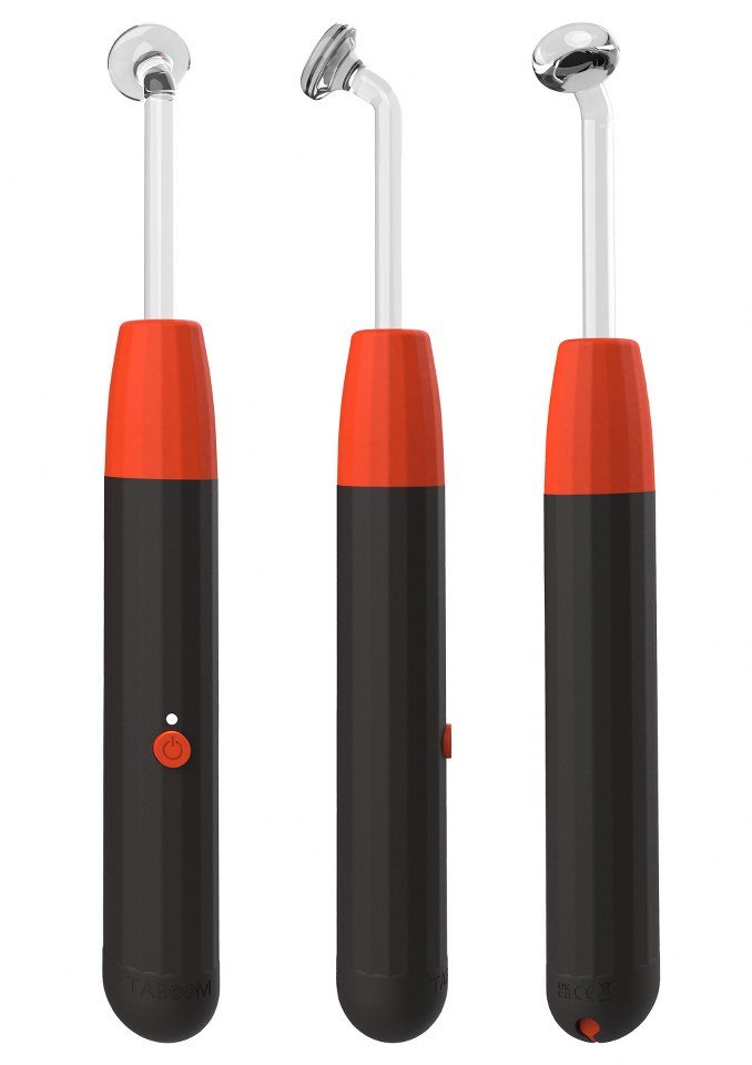 Draadloze violet wand met 4 glasbuisjes (3 intensiteitsstanden) - SM - speeltjes