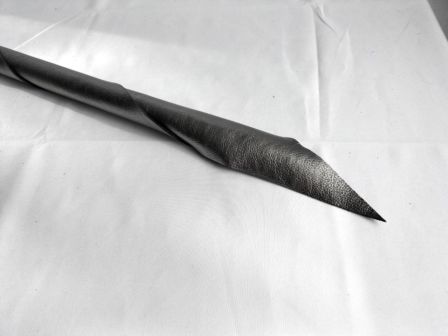 Dragon tail zilver leer 70 cm - SM - speeltjes