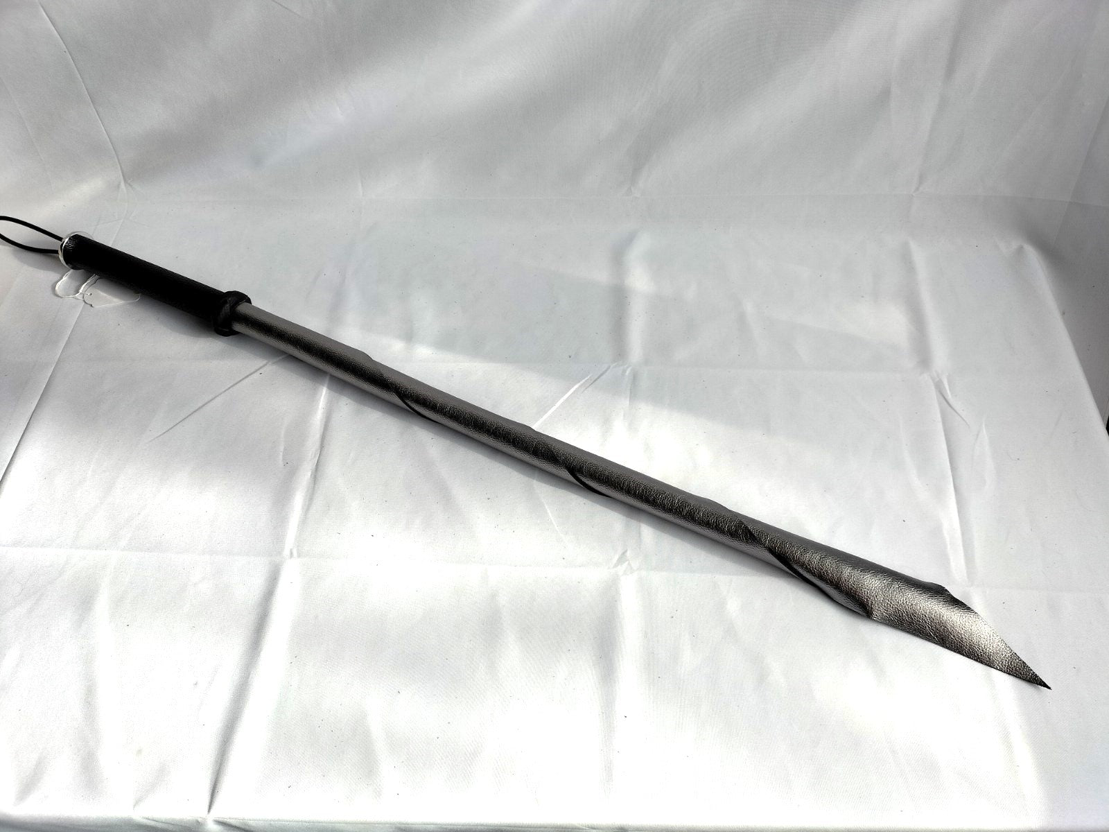 Dragon tail zilver leer 70 cm - SM - speeltjes