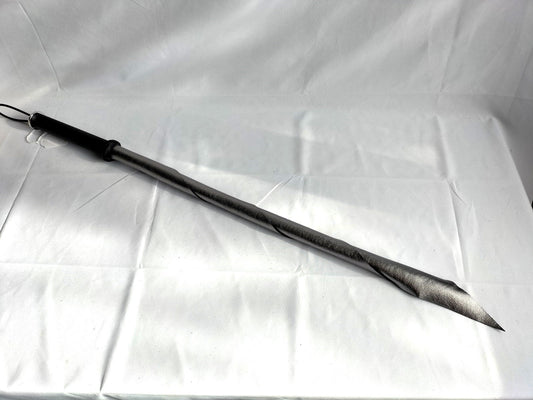Dragon tail zilver leer 70 cm - SM - speeltjes