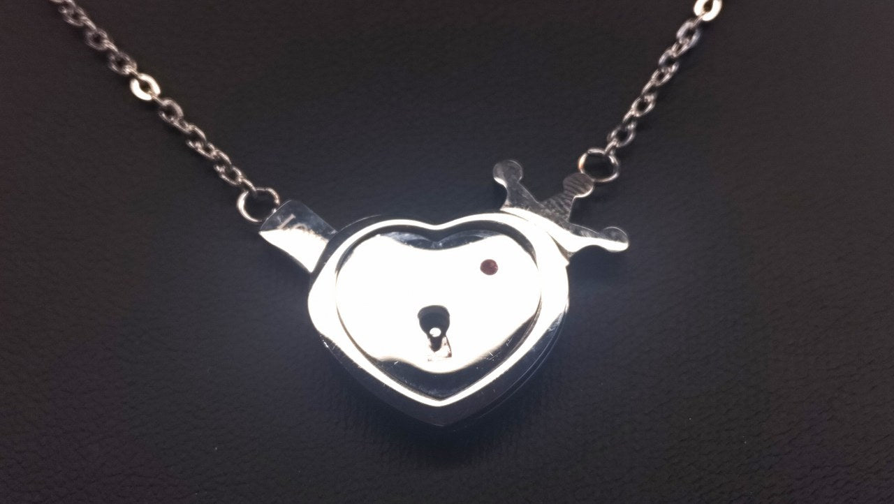 D/s Halskettingen Set voor Koppel - Hart en Sleutel - Halsketting - SM - speeltjes