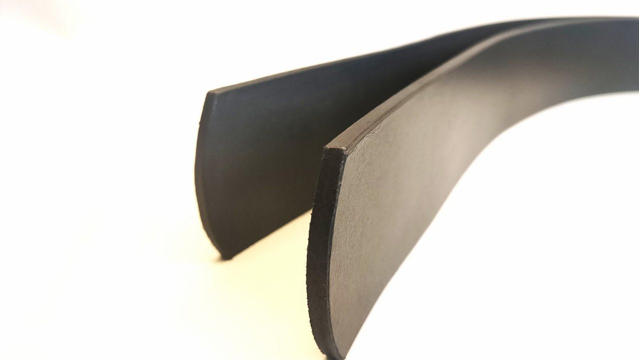 Dubbele Lederen Flap 78cm - Brede Paddle met Twee Flappen voor Impact Play - BDSM - SM - speeltjes