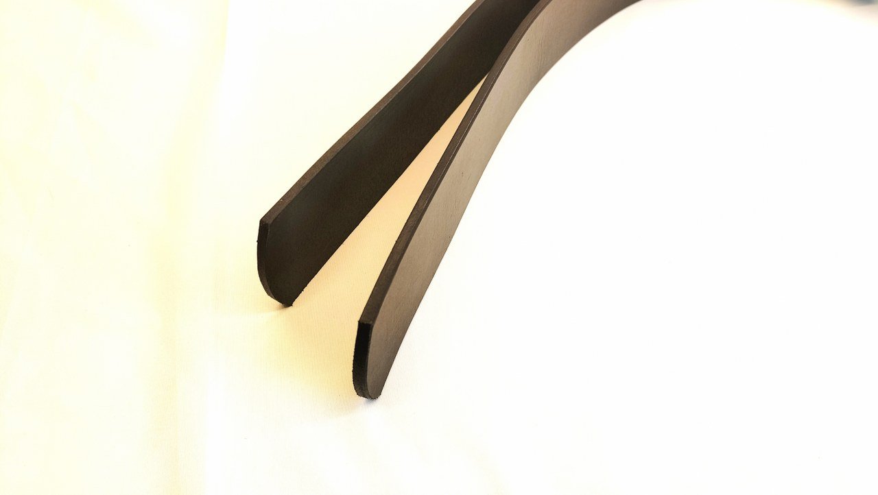 Dubbele Lederen Flap 78cm - Brede Paddle met Twee Flappen voor Impact Play - BDSM - SM - speeltjes