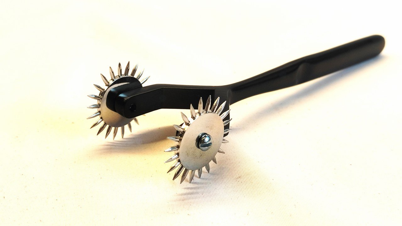 Dubbele pinwheel met 1 radje zwart - SM - speeltjes