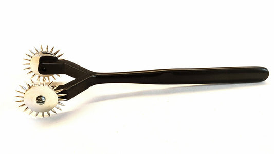 Dubbele pinwheel met 1 radje zwart - SM - speeltjes