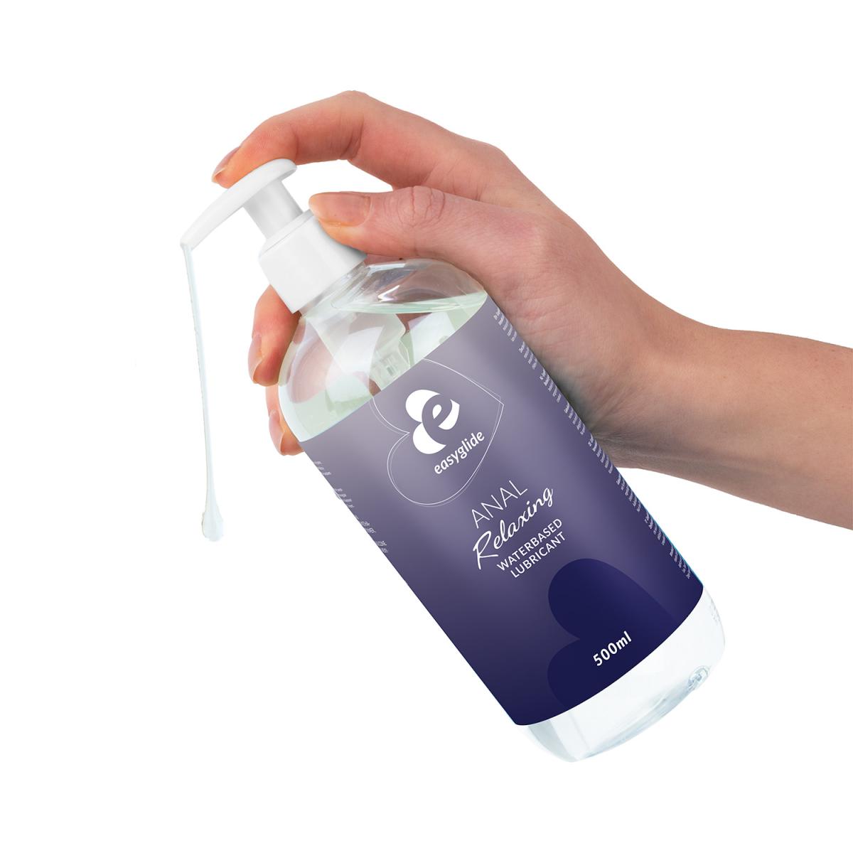 EasyGlide Anaal Relaxing Glijmiddel 500ml – Kalmerende Formule met Kamille & Pepermunt