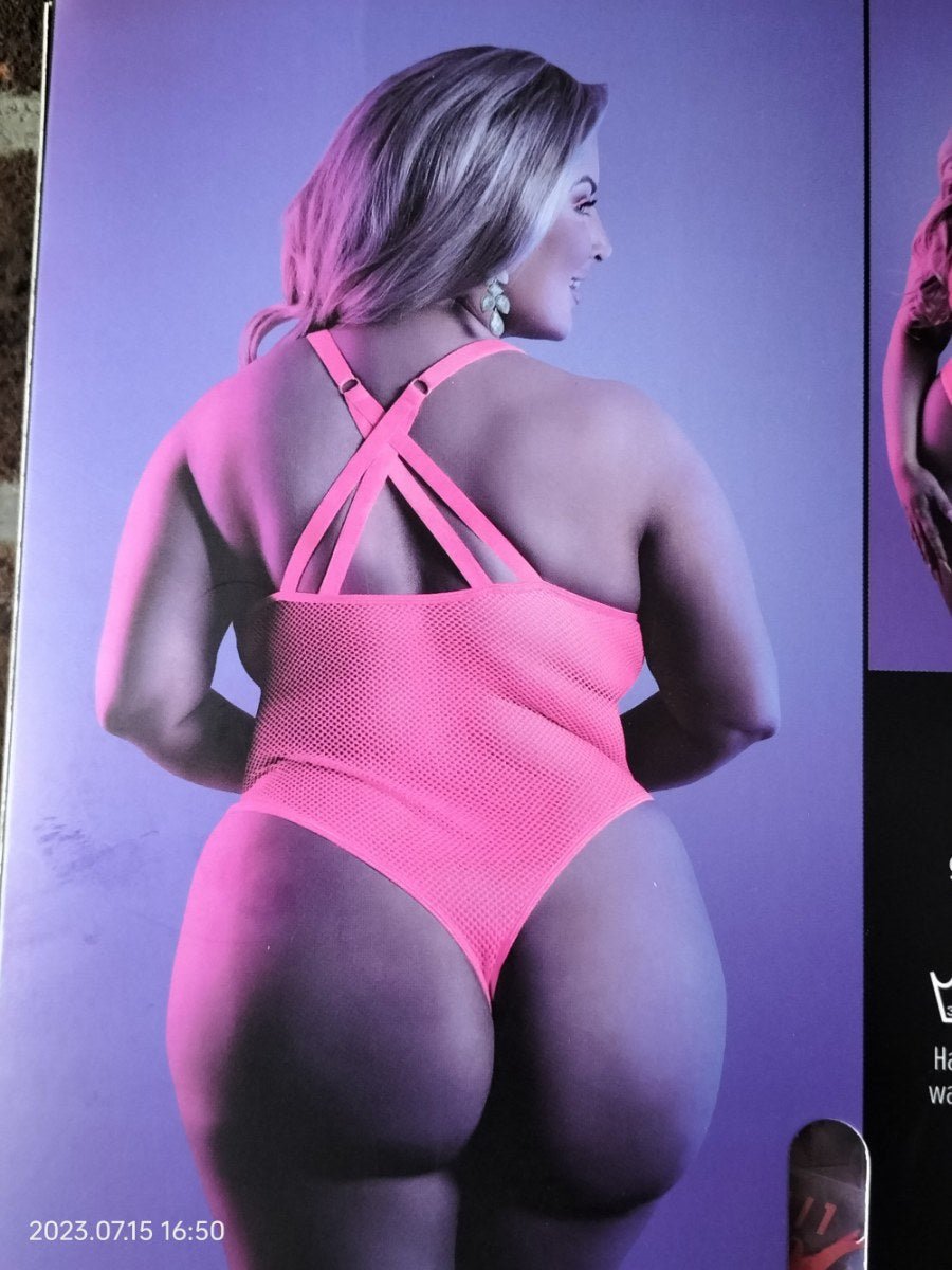 ELECTRIC HAZE Body - Neon roze Queen size - SM - speeltjes