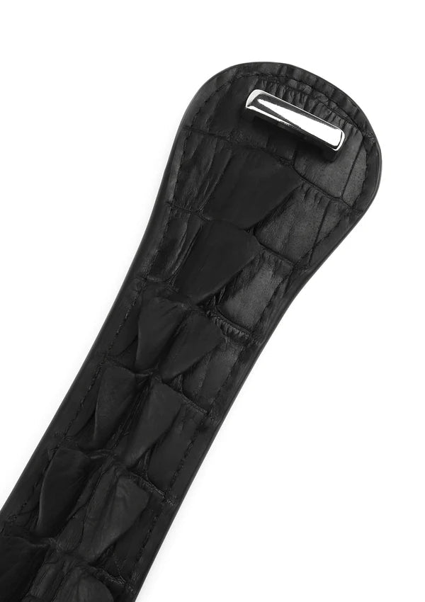 FEROS Croc-Embossed Paddle – Microfiber Spanking Paddle 48,5 cm - PU-leren spanking paddle - SM-speeltjes