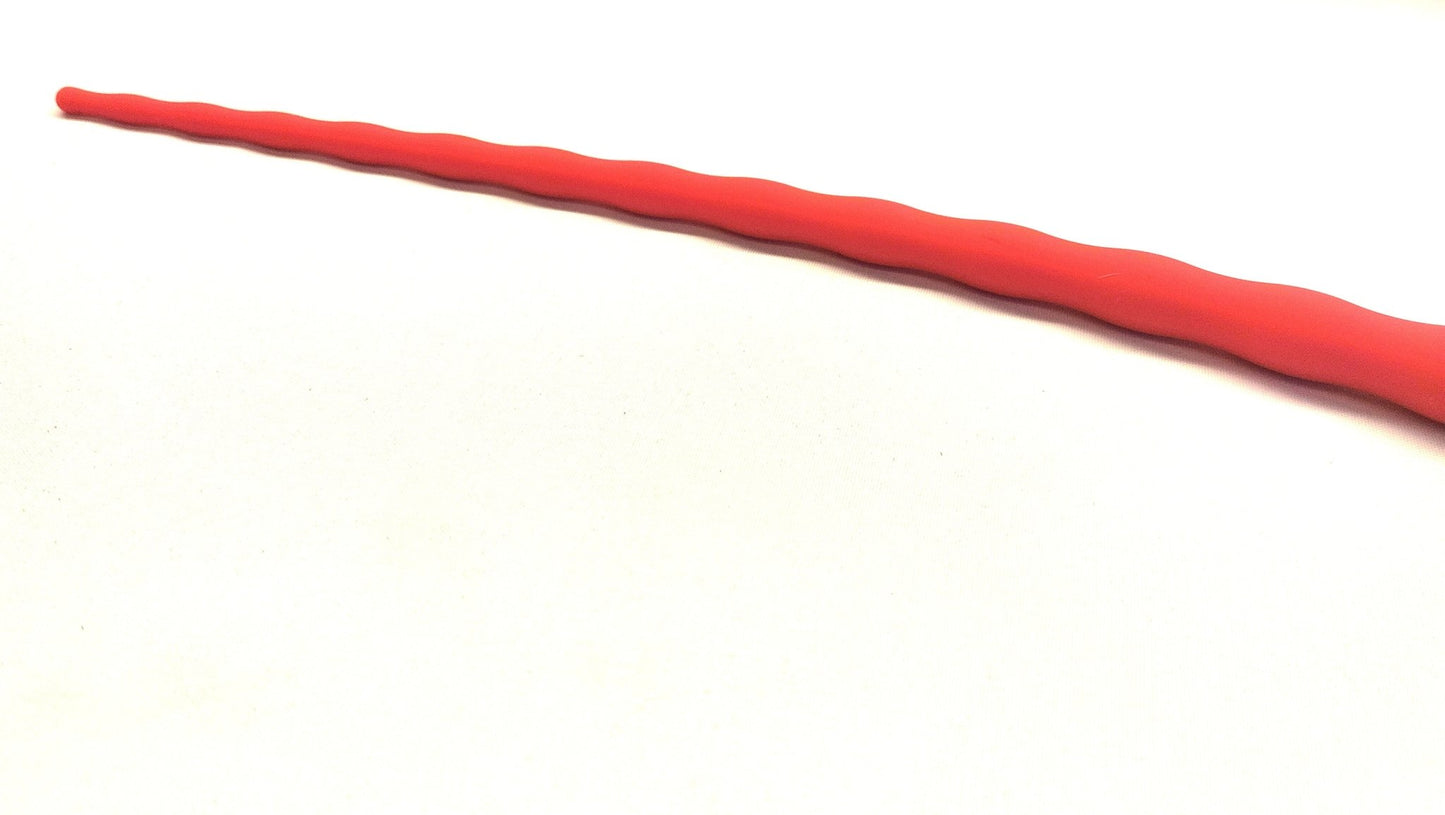 Flexibele BDSM zweep gemaakt van siliconen (zwart, rood of blauw) - SM - speeltjes