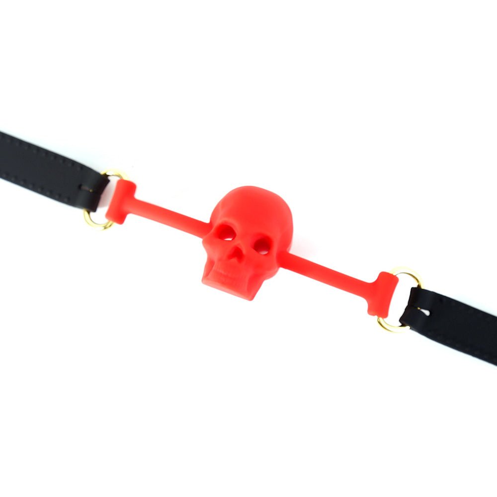 Gagball met skull (diverse kleuren) - SM - speeltjes