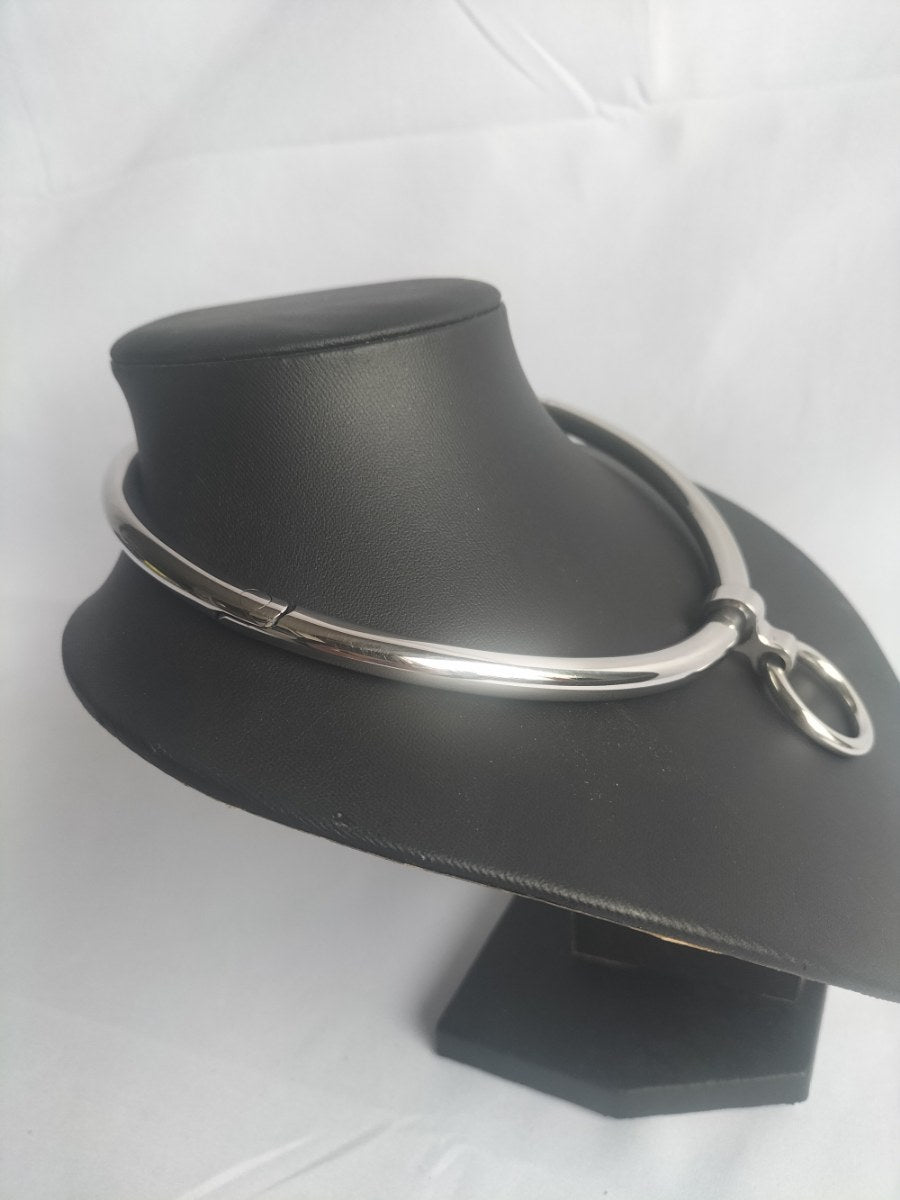 Gebogen RVS collar (diverse maten en kleuren) - SM - speeltjes