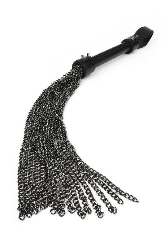 Genuine Leather Chain Whip – Zware Kettingzweep 61 cm - Kettingzweep - SM-speeltjes