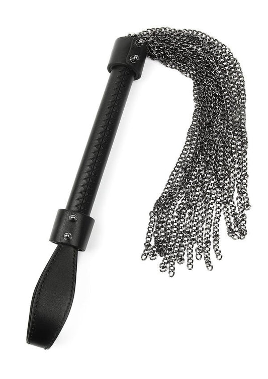 Genuine Leather Chain Whip – Zware Kettingzweep 61 cm - Kettingzweep - SM-speeltjes
