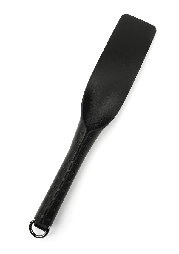 Genuine Leather Slapper II – Leren Slapper met Veterdetails 34 cm - Leren slapper - SM-speeltjes