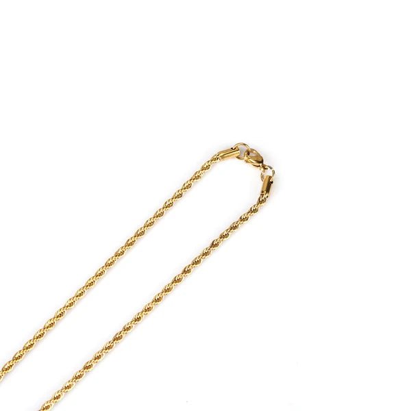 Halsketting met 'S' Hanger Goudkleurig – Submissive Sieraad met Glassteentjes 58 cm - Ketting - SM-speeltjes