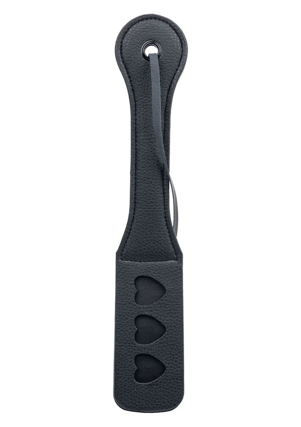 Heart Throb Paddle – Spanking Paddle met Hartpatroon 32,5 cm - Spanking paddle - SM-speeltjes