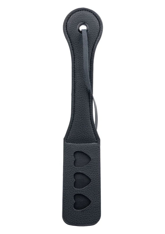 Heart Throb Paddle – Spanking Paddle met Hartpatroon 32,5 cm - Spanking paddle - SM-speeltjes