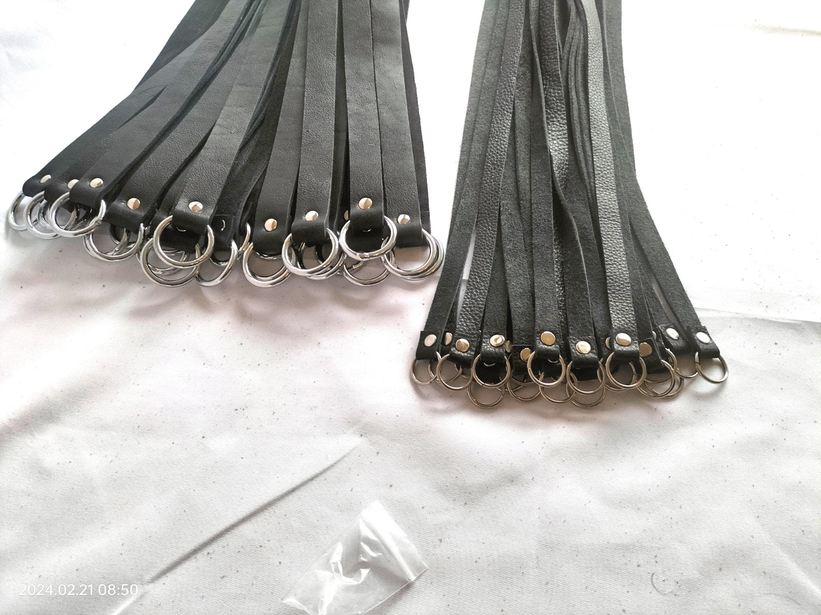 Heavy Flogger met metalen ringen (speciale versie) - SM - speeltjes