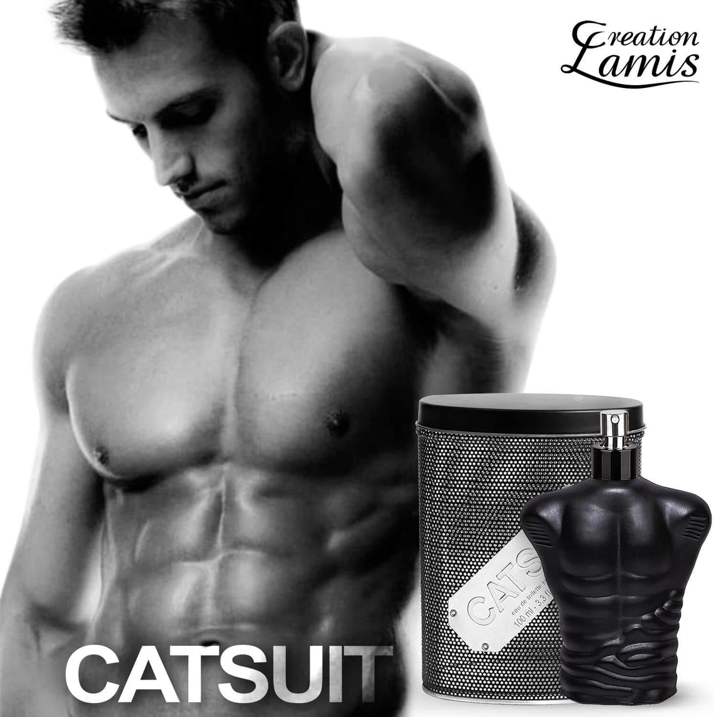 Heren parfum catsuit - SM - speeltjes