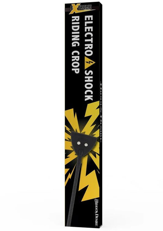 Hidden Desire Extreme Electroshock Riding Crop – Elektrische Rijzweep - Electro Play - SM-speeltjes