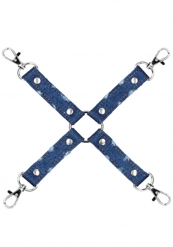 Hogtie black denim (vegan) - SM - speeltjes
