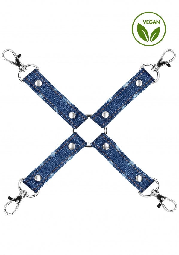 Hogtie black denim (vegan) - SM - speeltjes